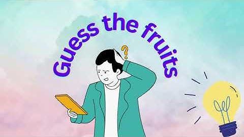 Can you guess the fruits? | guess the fruit using image | brain development video #connection #kids