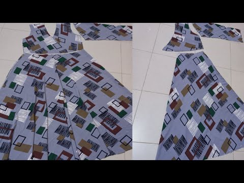 فصال فستان كلوش باسهل طريقه