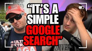 MAGA Bro gets FACT CHECKED and DENIES Reality on Camera