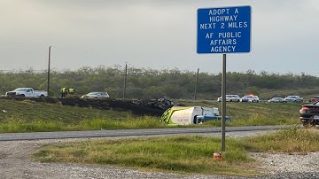 BCSO: 1 dead in fiery wrong-way crash on SB Loop 1604 at Highway 90