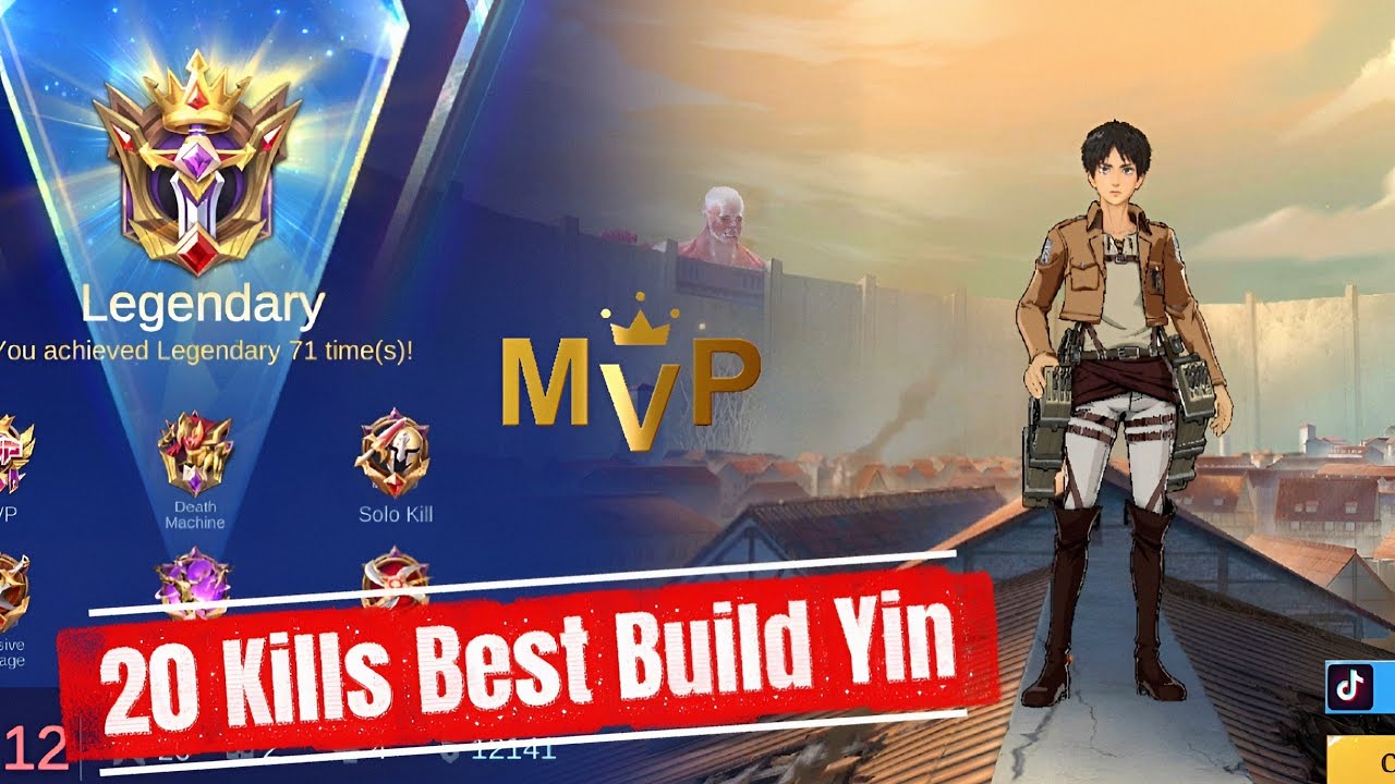 20 KILLS!! YIN INSANE ONE SHOT DAMAGE BUILD! FOR TOP GLOBAL YIN BUILD 2026 - MLBB