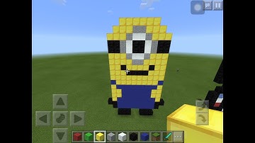 Minecraft pixel art: how to build the minions
