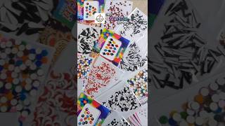 Fancy, Designer &amp; Plain Bindi Collection | Latest #shorts #youtubeshorts #bindi #hacks #diy #reels