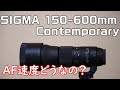 SIGMA 150-600㎜ F5-6.3DG OS HSM Contemporary 導入したけどAF速度が気になる