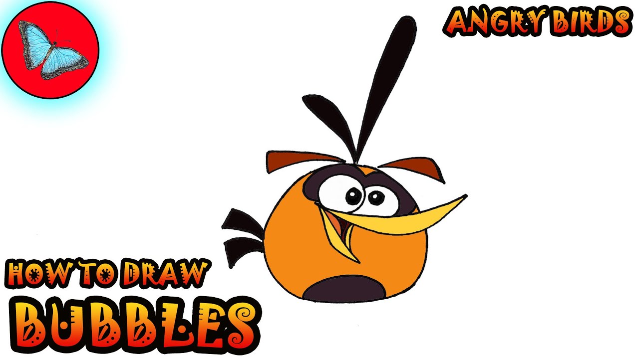 How to Draw Bubbles from The Angry Birds Movie - DrawingNow