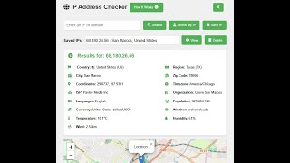 IP address checker Chrome Extension