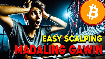SCALPING STRATEGY NA MADALI AT WORKING KAY BITCOIN, FOREX AT STOCKS ( 5 MINUTE TIME FRAME  EASY)