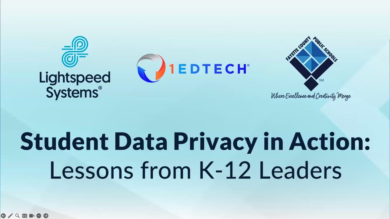 Student Data Privacy in Action: Lessons from K-12 Leaders - YouTube