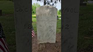 Cleaning the headstone of Rufus Smith #gravegeeks