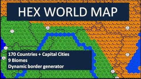 Hex World Map