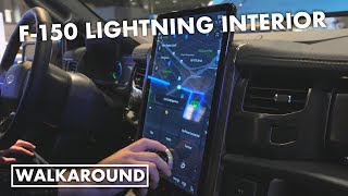 2022 Ford F-150 Lightning Interior Tour and Easter Eggs