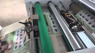 QDFM-900 Pneumatic semi-auto lamiator, with film separator -2