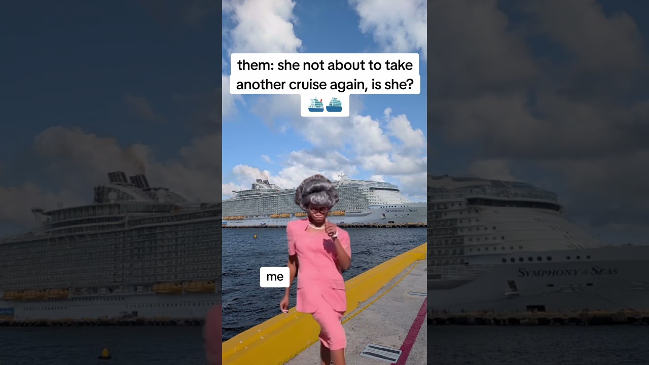 cos why not?!! 😂🛳️⛴️where my cruise lovers at? #cruise #royalcarribean #carnival #disney #norwegian