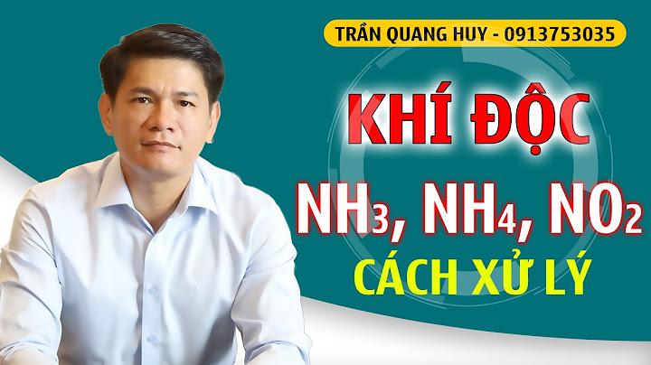 Khí độc NH3 trong ao tôm