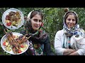 Village Delicious Rural Lavangi Recipe ♧ Chicken Filled with Pomegranate & Walnut and Fresh Bread