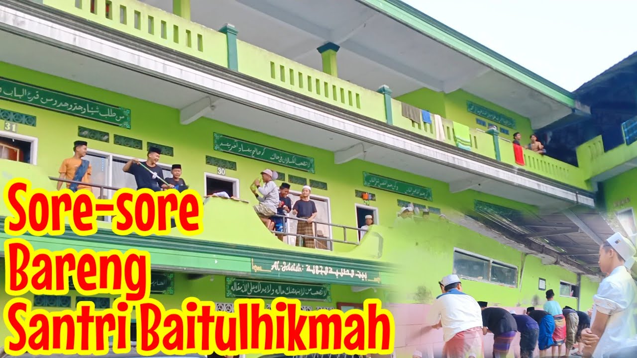 Sore-sore Bareng Santri Baitulhikmah Haurkuning #sore #santri #studentlife #pesantren #dailyvlog