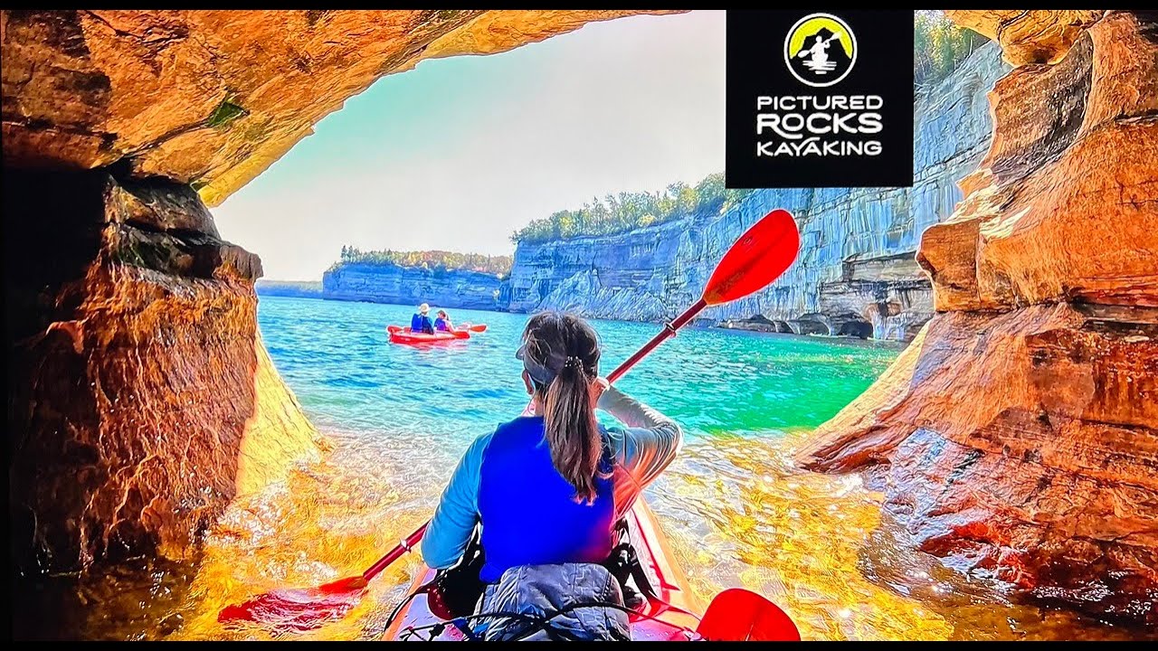 Pictured Rocks September Breathtaking!! Pictured Rocks Kayaking Sept 2024 - YouTube