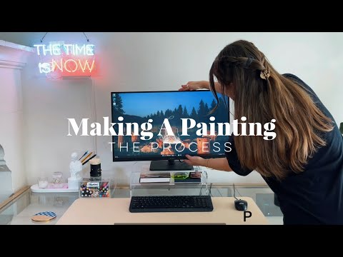 Видео: HOW I MAKE A PAINTING FROM START TO FINISH