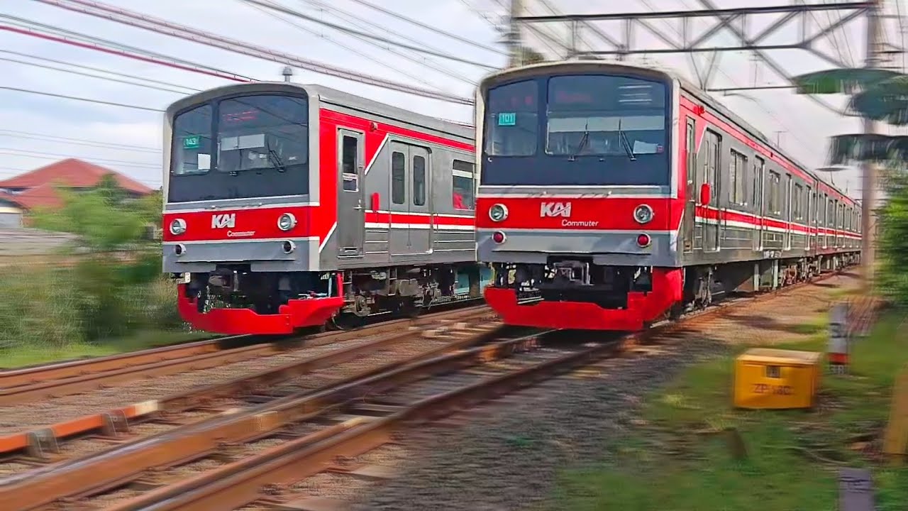 Hunting krl jalur jakarta bogor nambo | JR205 - TM6000 - CRRC