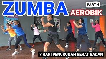 AEROBIK ZUMBA | 7 hari penurunan berat badan | part 4