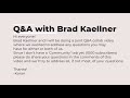 Qa with brad kaellner stock compounder and karan gurnani