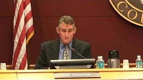 Sarasota County Commisnr. Jon Thaxton: "Lost  Fait...