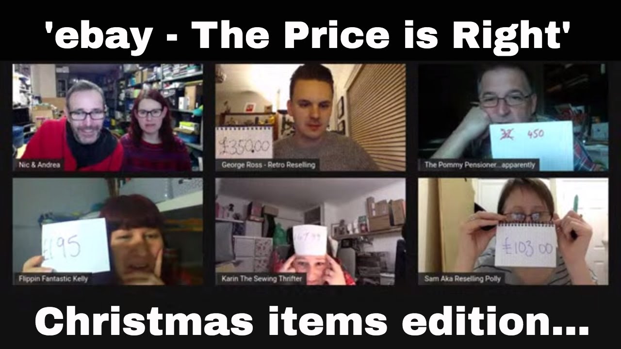 Ebay 'The Price is Right' Christmas special game show... YouTube