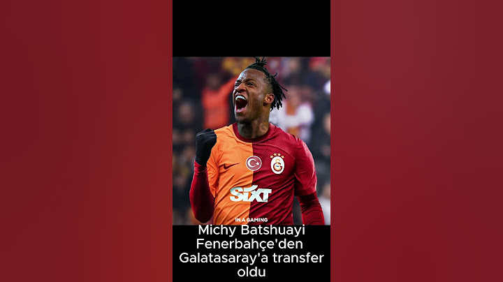 Michy Batshuayi Galatasaray'a transfer oldu