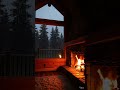 Rainy Window & Fireplace 🔥🌧️ Ultimate Cozy Night“If peace had a sound… this would be it 🔥🌧️”