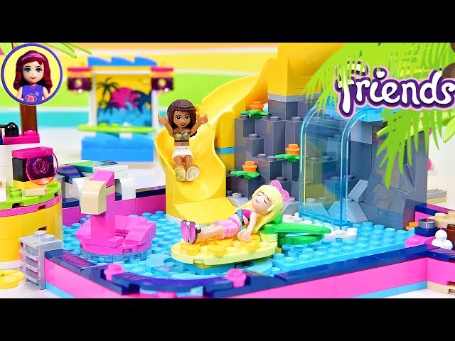 Does Heartlake REALLY need another Lego Friends Andrea's Pool Build - YouTube