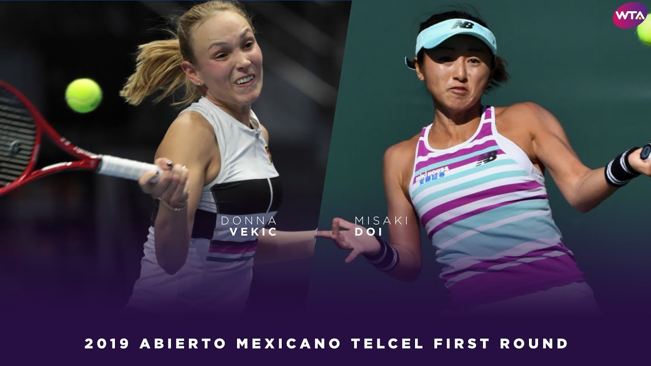Donna Vekic vs. Misaki Doi | 2019 Acapulco First Round | WTA Highlights wimbledon femme