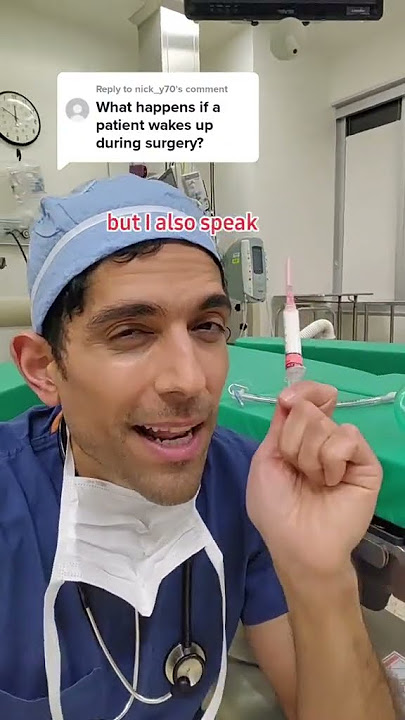 What to do if patient wakes up in surg..