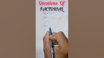 How to solve 4! + 3! = ? 💯💯 #youtubeshorts #shorts #factorials