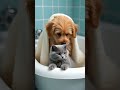 🐶🐱 Bath Time Buddies! 🚿