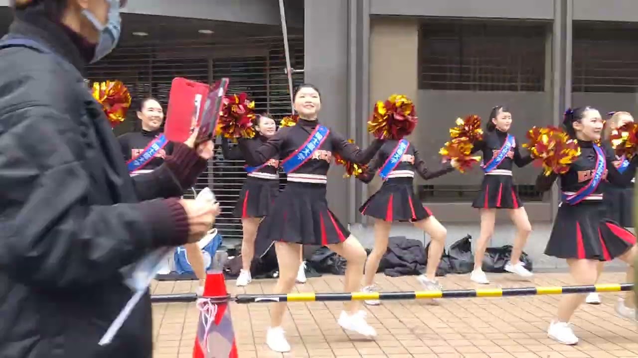 国士舘大学１月３日箱根駅伝大手町