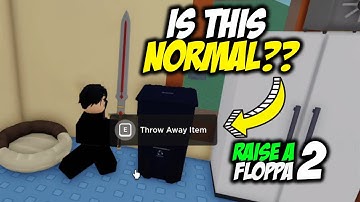 what happens when you throw EXCALIBUR SWORD in trash bin | RAF 2 ROBLOX