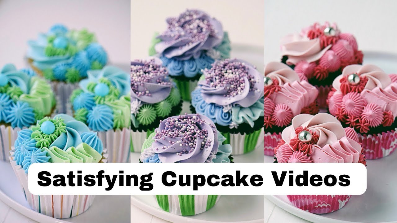 Satisfying and Inspirational Cupcake Decorating Videos! YouTube
