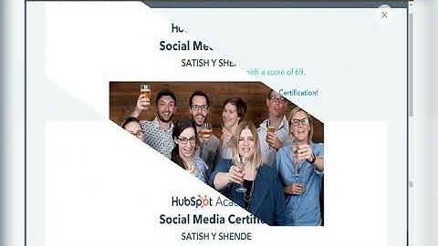HubSpot Social Media Certificate