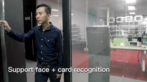 Anson Face recognition device + turnstile in dark light solution