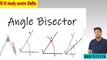 #anglebisector #class6 Why Angle Bisectors are the Coolest Lines