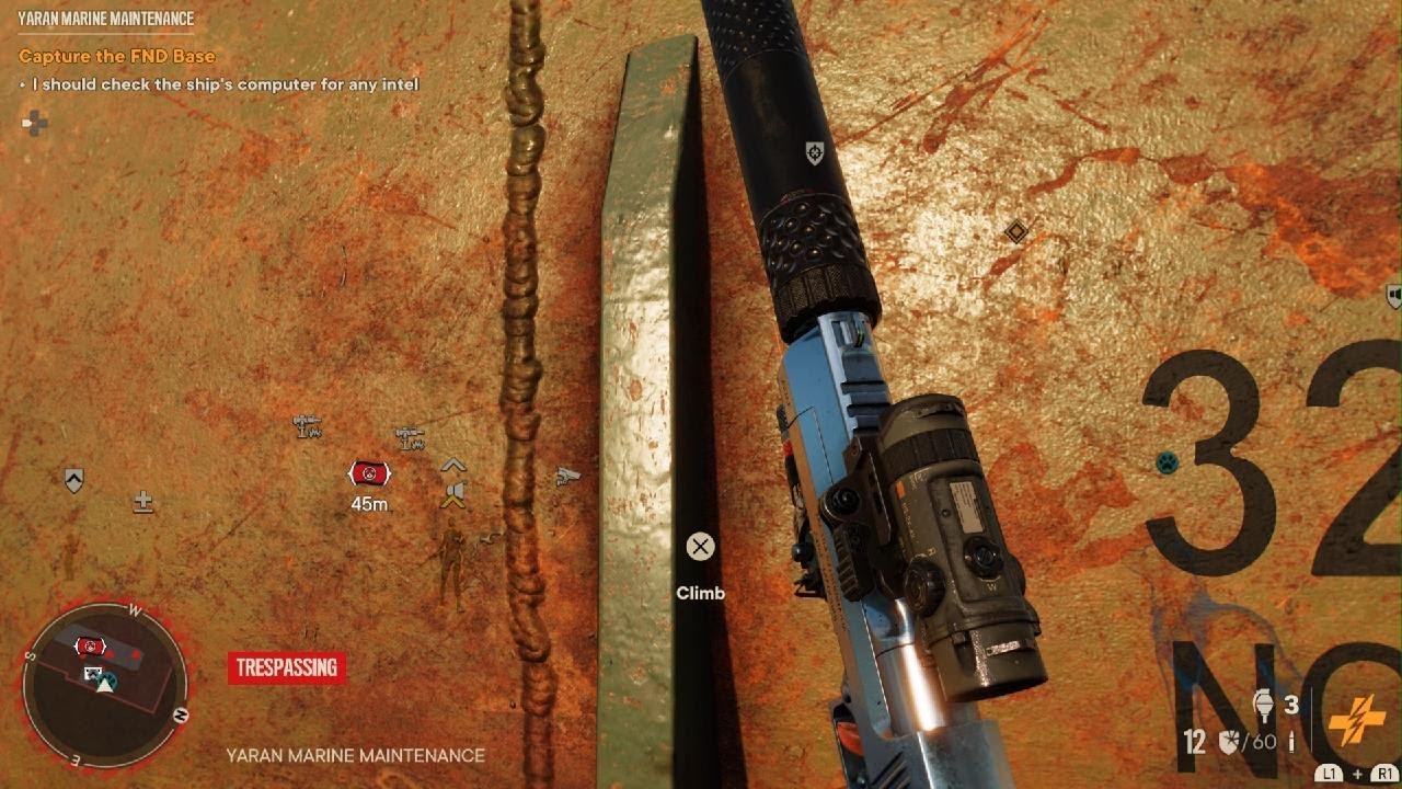 Far Cry 6 -- Yaran Marine Maintenance -- perfect stealth -- no alarms or detection