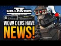 Helldivers 2 - Crossover Dev Plan! Kick BUFF &amp; Bug News!