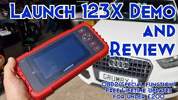 Launch 123X OBD2 Scanner Diagnostic tool Review and Demo. Diagnostic tool for under £200.