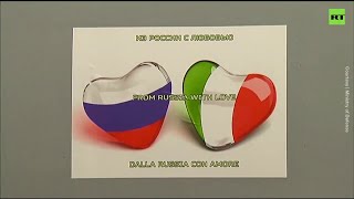 Russia sends medics and aid to Italy in order to combat Covid19 pandemic