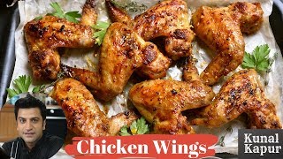 Spicy Chicken Wings 2 Ways | Barbeque & Pineapple | Quick Crispy Snack BBQ | Kunal Kapur Recipes