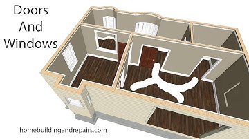 How To Install Doors And Windows on A Floor Plan Layout - Home Design Software Tutorial