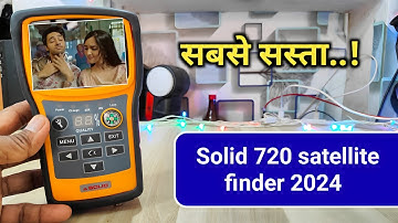 Solid SF 720 satellite finder review | best satellite finder in India