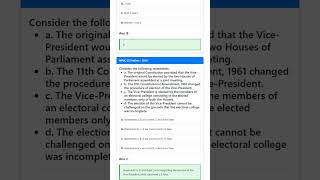 Election of the Vice-President: Electoral College and Procedure