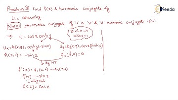 Finding Analytic Function F(z) Problem 2 - Complex Variable - Engineering Mathematics 3