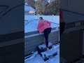 Super hot girl boob making Snow boobs #shorts #hot #big tits